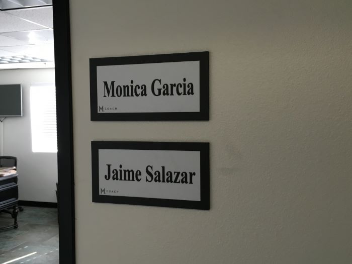 Office nameplates Orange County CA