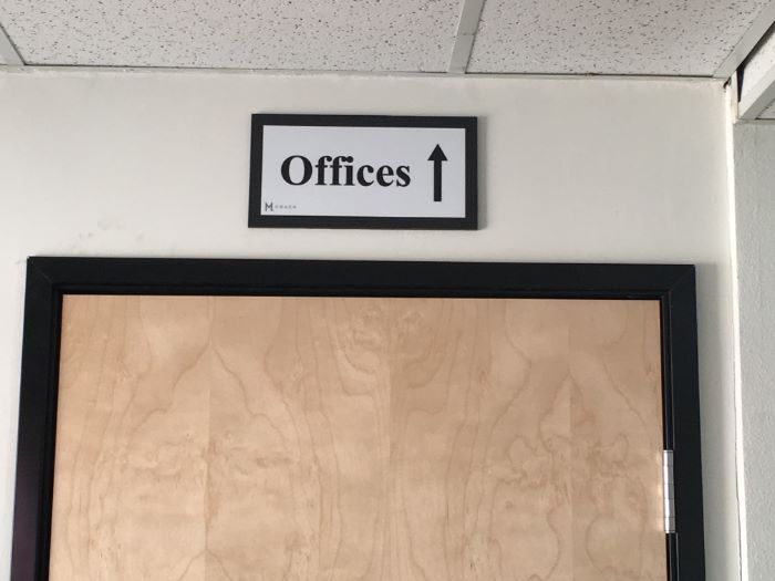 Custom office signs in Orange County CA
