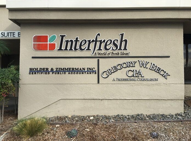 Exterior Signs for CPA Firms in Orange County CA