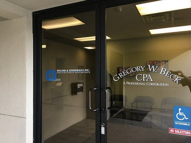 Window Graphics for CPA Firms in Orange County CA