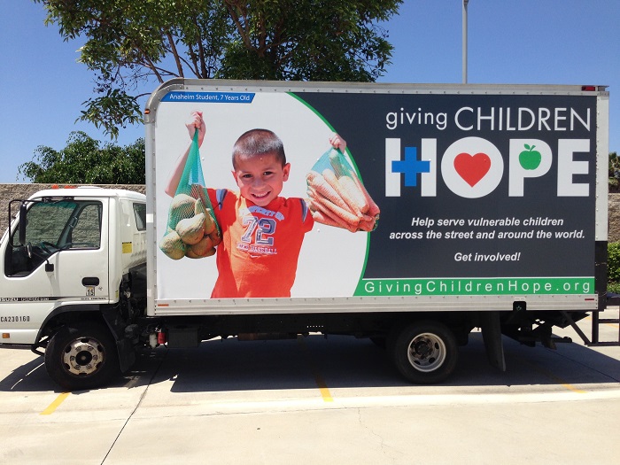 Box Truck Wraps for Nonprofits in Orange County CA