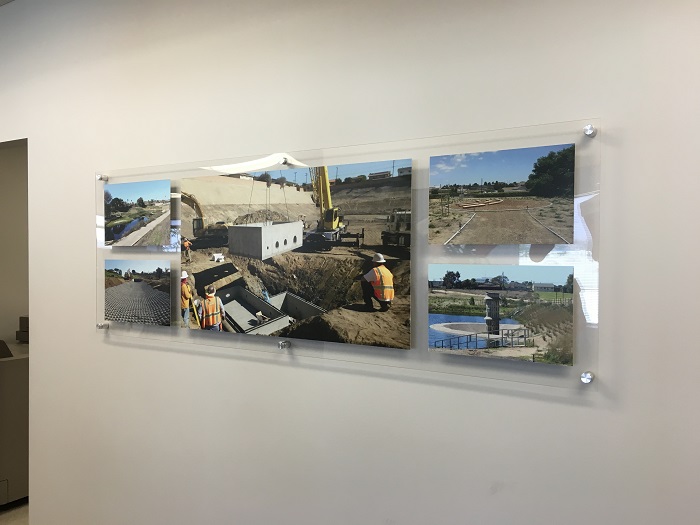 Wall Graphics on Acrylic Panels Fullerton CA