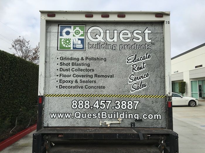 Delivery Box Truck Graphics Orange Anaheim CA