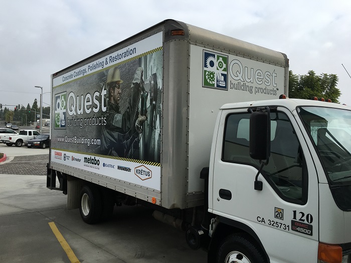 Delivery Trucks Wraps and Graphics Orange County CA