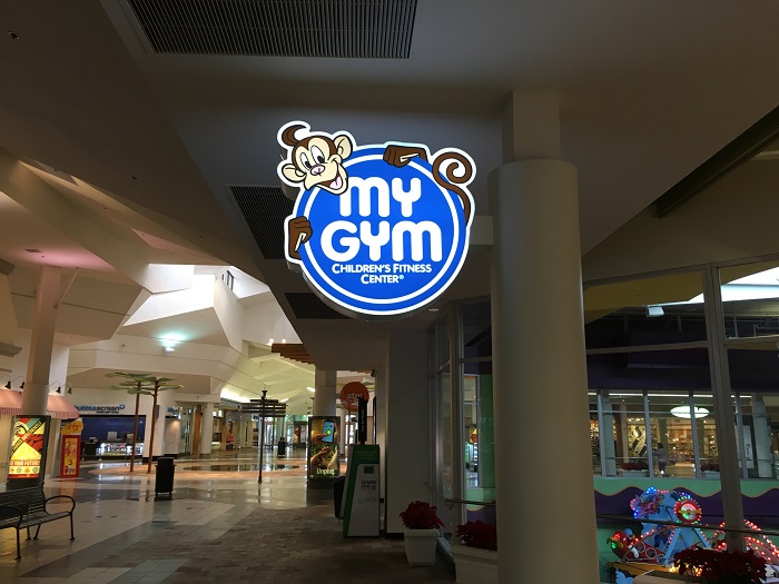 Backlit Blade Signs for Mall Tenants in Orange County CA