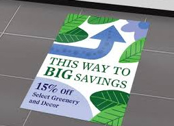 Sales and Marketing Floor Graphics Orange County CA