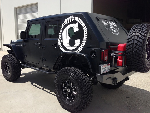 Jeep vehicle wraps Orange County