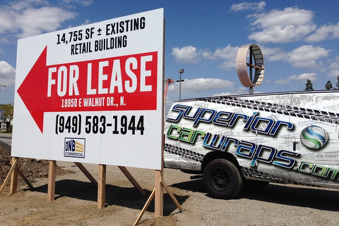 Commercial For Lease Signs Orange County
