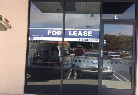 Commercial Real Estate Window Graphics Orange County