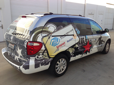 Non profit van wraps Orange County