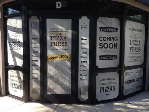 Restaurant Window Graphics Orange County