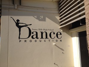 Die cut vinyl wall graphics Orange County