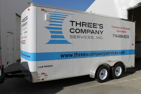 Trailer Lettering and Decals Orange County