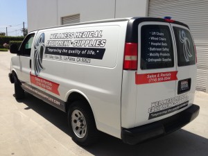 fleet decals, van decals, vehicle lettering