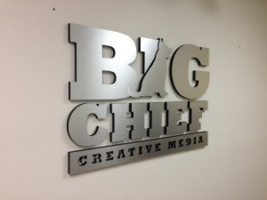 dimensional lettering sign