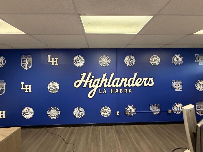 Orange County, CA, Wall Graphics and Printed Wallpaper for Schools