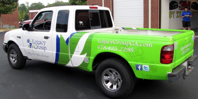 Partial Truck Wrap