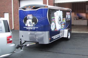Full vehicle graphics - poker trailer