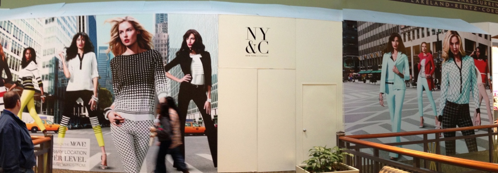 Door Graphics Project for Innerworkings of New York at the Mall of Georgia - Buford, GA