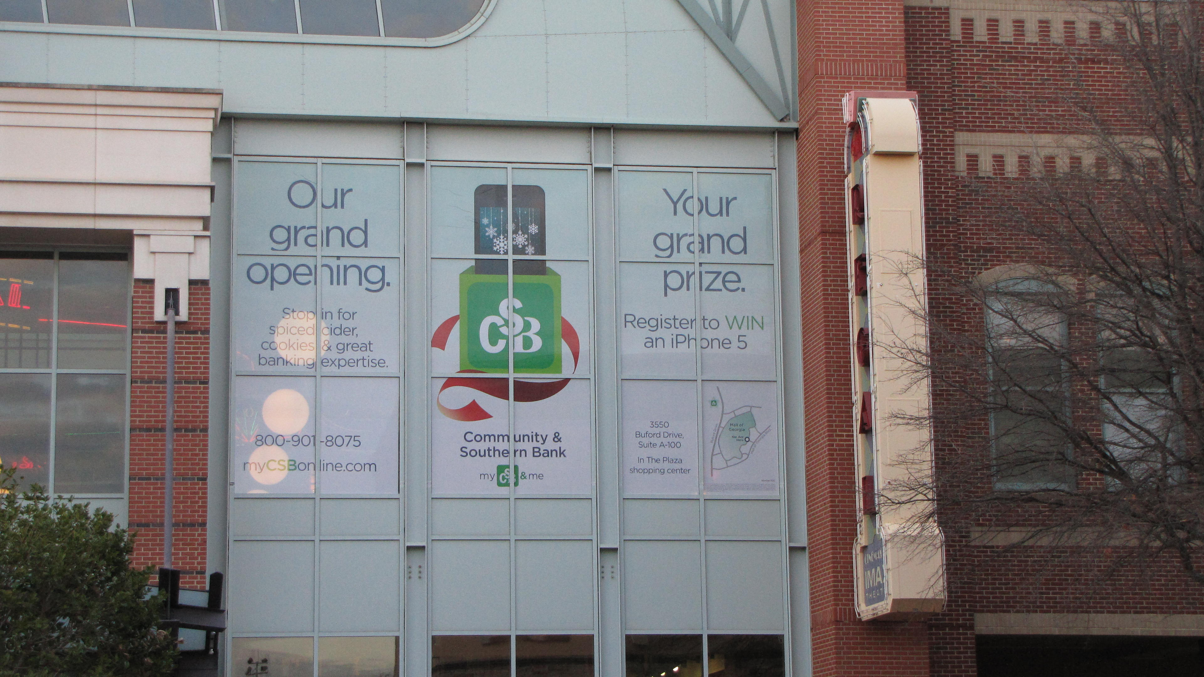 Window Mural (Window Graphics) for the Mall of Georgia in Buford, GA