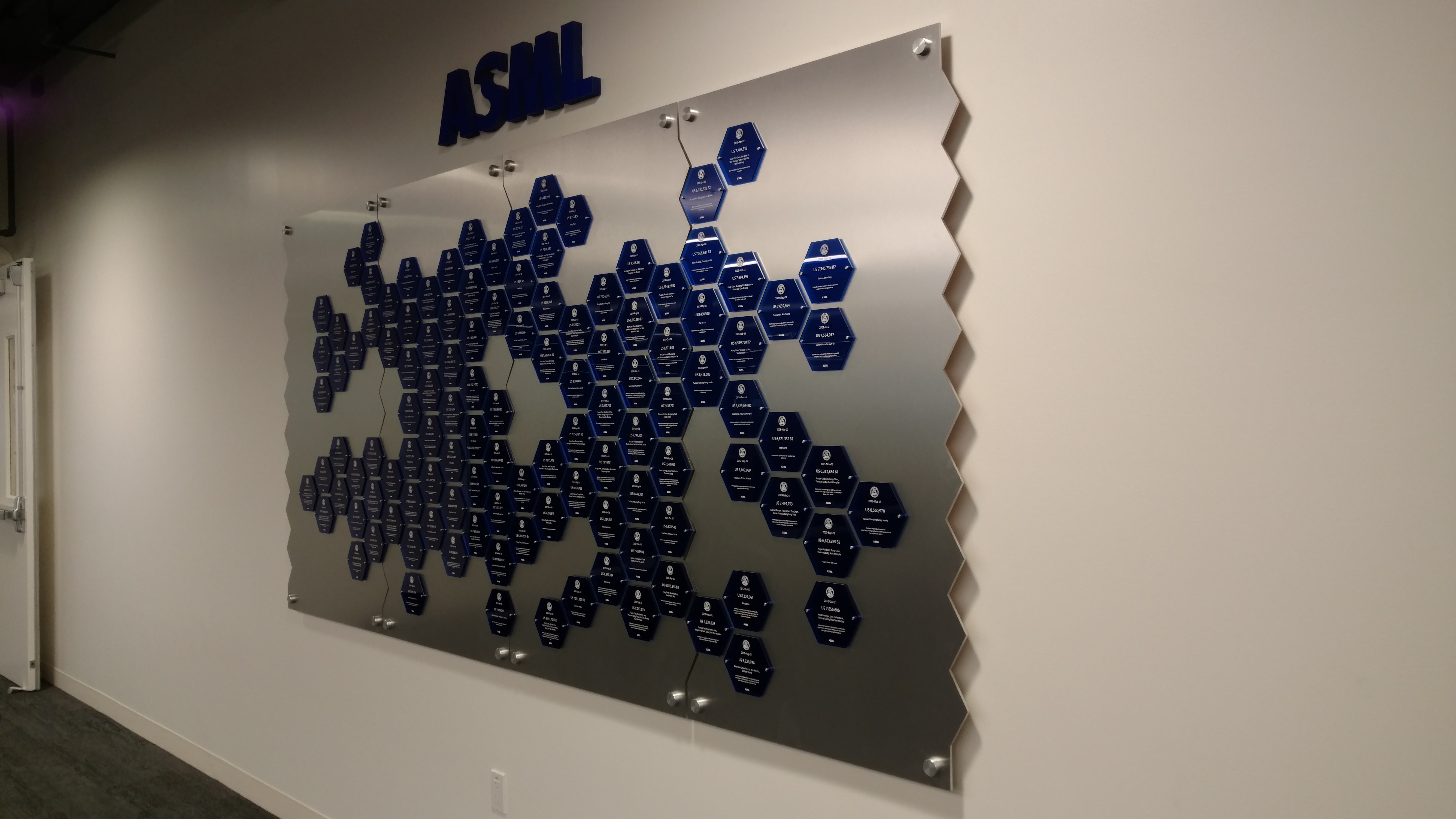 Campbell, CA - Award Plaque for ASML - Business Wall Signs | Sign Company