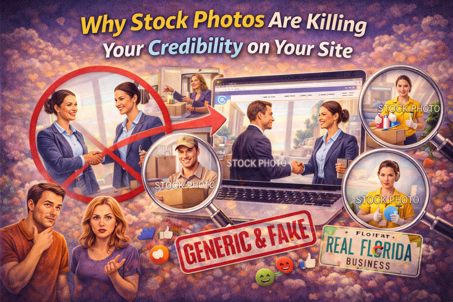 Why Stock Photos are Killing Your Credibility