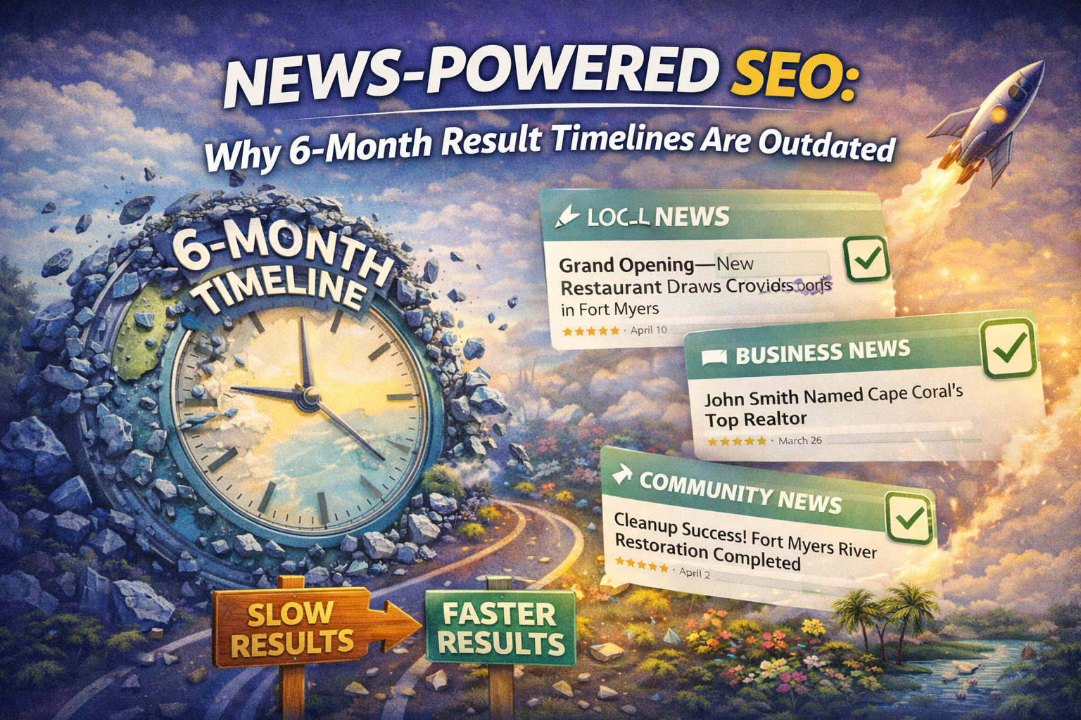 News-Powered SEO: Why Traditional 6-Month Timelines are Outdated