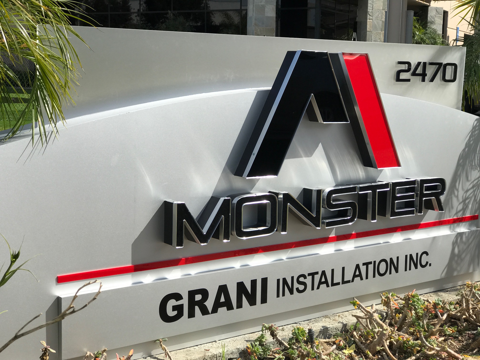 Updated Modern Monument Sign