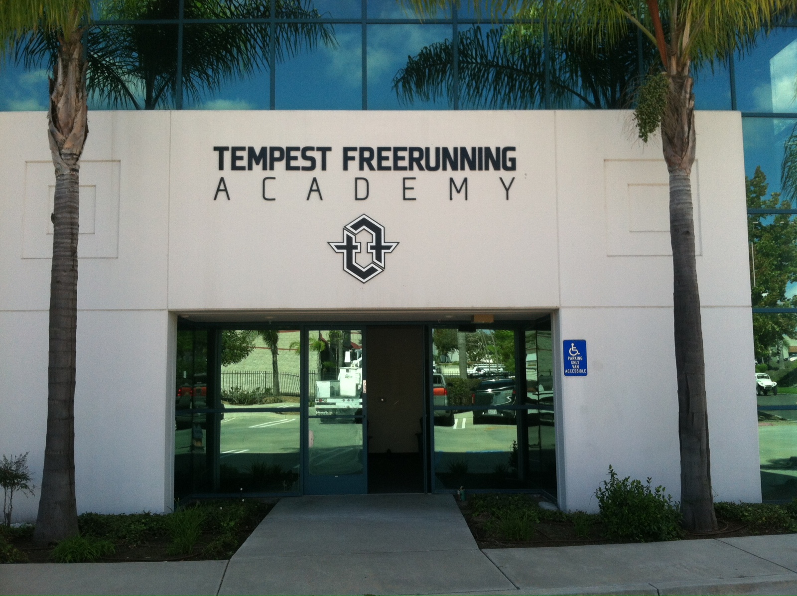 Exterior Sign with Dimensional Letters