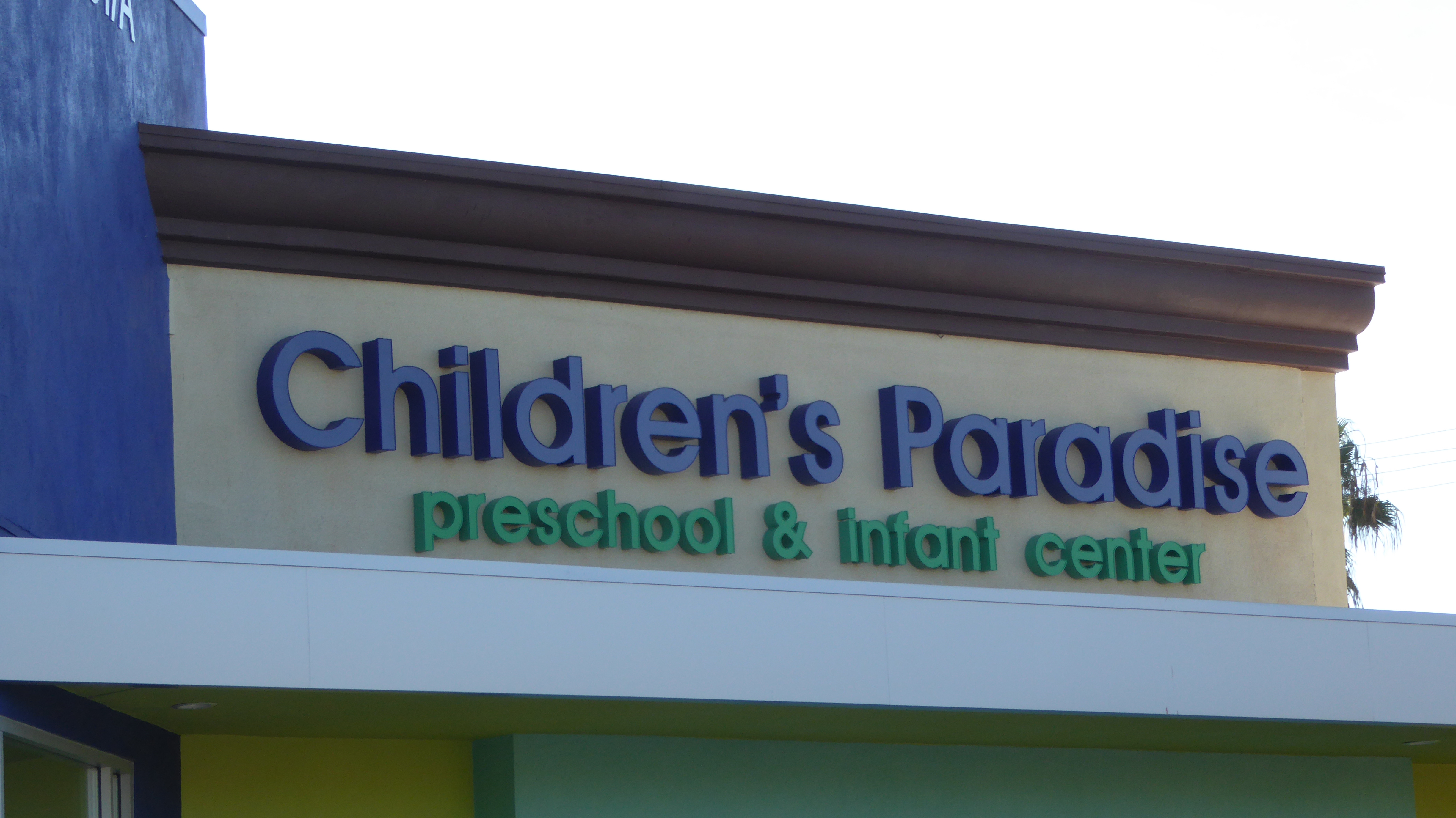 Children's Paradise Channel Letters