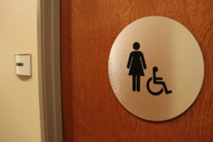 ADA Compliant Restroom Sign