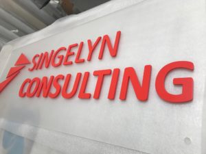 Custom Lobby Sign