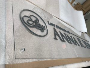 Dimensional Lobby Sign