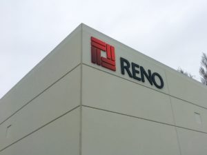 High-Tech Building Sign