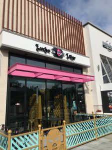Restaurant Row Sign at the Shoppes of Carlsbad