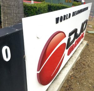 Monument Sign Re-Face top view
