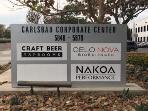 Custom Monument Sign Side 1