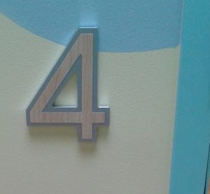 Custom Classroom Wayfinding Sign 4