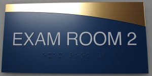 ADA Sign Exam Room