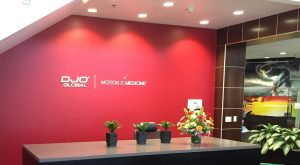 Reception Signage for DJO Global