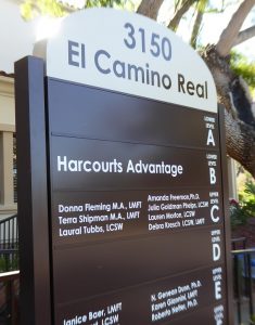 Custom Directory Sign San Diego