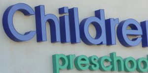 channel letters close up