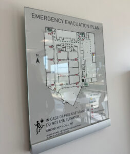 Carlsbad, CA – Code-Compliant Evacuation Map Signs by Local Sign Company