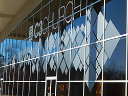Frosted Vinyl Window Sign - Clayton, NC