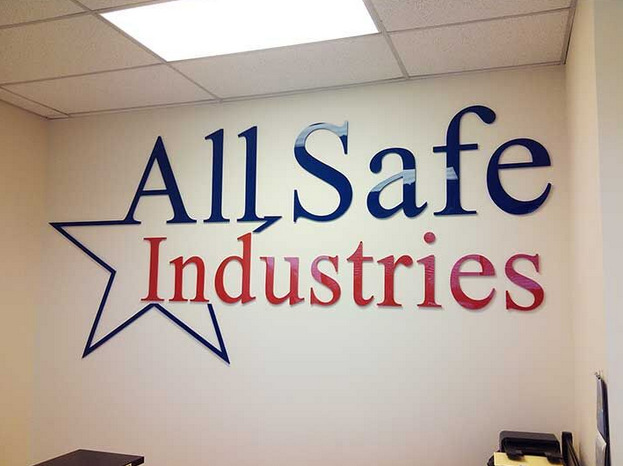 3D Letter Logo Lobby Signs Raleigh NC