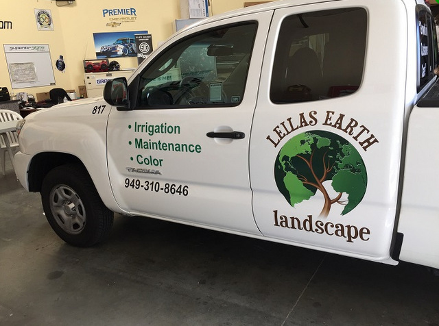 Contractor Truck Lettering in Raleigh NC