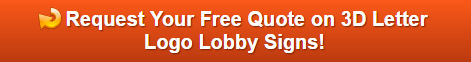 Free quote on 3D Letter Logo Lobby Signs in Raleigh NC