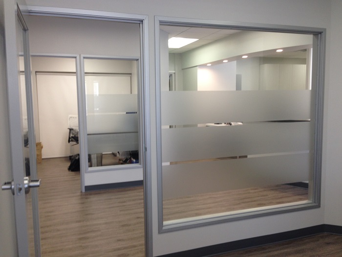 Frosted Window Graphics Raleigh NC
