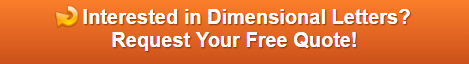 Free quote on dimensional letters in Raleigh NC