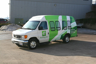 Courtesy Shuttle Vehicle Wraps Raleigh NC
